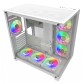 PACK Gabinete Alseye Vision Ultra W + 6 ventiladores ARGB - Blanco