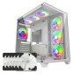 PACK Gabinete Alseye Vision Ultra W + 6 ventiladores ARGB - Blanco